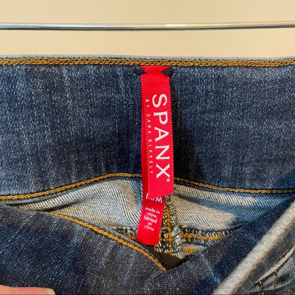 SPANX | Distressed Ankle Skinny Jeans - Picture 2 of 7